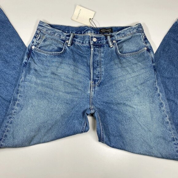 AllSaints “Lenny” Loose Fit Wide-Leg Jeans – Size 32x29 (NWT) - Picture 1 of 10